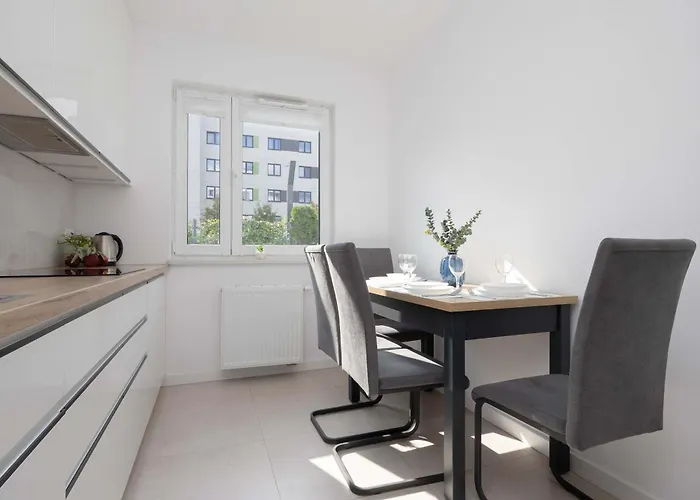 Apartment Lazurowa Charming With Parking & Garden In By Renters